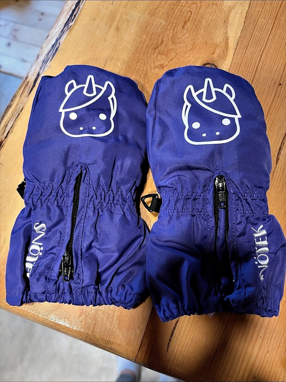Snötek Kids Purple Winter Mittens